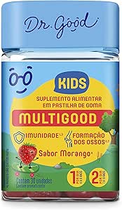 Multigood Kids Morango, DR. GOOD, 30 Gomas