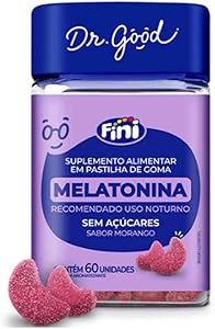 Melatonina Sabor Morango 60 Gomas Fini Dr Good