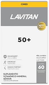 Multivitamínico Lavitan 50+ Com 60 Comprimidos