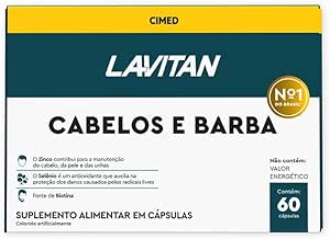 LAVITAN VIT CABELO BARBA HOM CAP 4BL X15