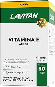 Lavitan Vitamina E 400 UI com 30 cápsulas
