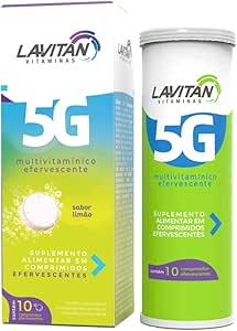 LAVITAN 5G MULTI EFERVESCENTE - 10 CPR - SABOR LIMÃO