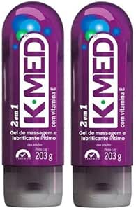 Kit 2 K-med 2 Em 1 Gel De Massagem E Lubrificante Íntimo