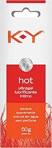 K-Y Gel Lubrificante Íntimo Hot K-Y Ky Aquece Esquenta - 50G