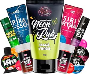 Produtos Sex Shop Excitantes Bolinhas Explosivas Gel Deslizante Neon Comestíveis