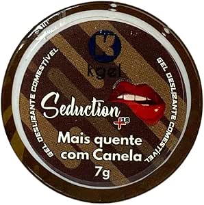 KGEL SEDUCTION MAIS QUENTE COM CANELA 7g - GEL DESLIZANTE COMESTIVEL