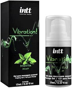 VIBRATION GEL EXCITANTE QUE VIBRA POWER EXTRA FORTE SABORES 17ML - INTT fragrancia:Menta