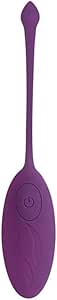 Vibradores Ovo Com Controle Remoto Sem Fio Estimulador Para Clitóris e Ponto G Feminino Brinquedos Sexuais Massageador Erótico Zatla (Roxo)