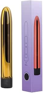 VIBRADOR PERSONAL METALIZADO – CROMADO (DOURADO)