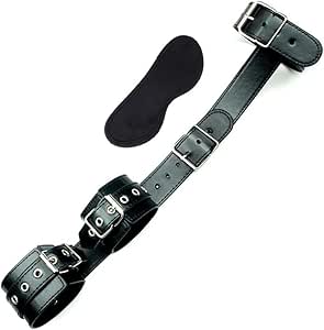 Brinquedos Sexuais Para Casais Algemas Conjunto Pulsos Pescoço e Máscara de Olho