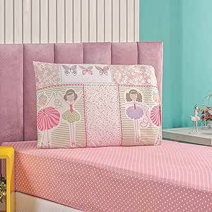 Jogo de Cama Solteiro Bouti Kids 02 Peças Ballet, Bia Enxovais
