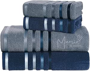 Jogo De Toalhas Banhão Karsten Lumina 4 Peças (Azul)