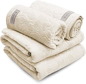 Jogo de Banho 4 Peças Romance Dohler Aveludada 100% Algodão Toalha Fio Penteado Coração Borboleta (Bege 10550)