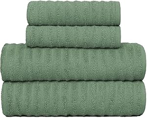 Jogo de Toalhas Fio Penteado Gigante 4 Peças - Soft (Verde)