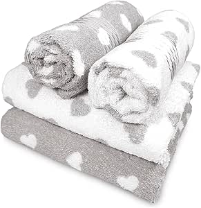 Jogo de Banho Dohler Prisma 100% Algodão 4 Peças - Toalhas Estampadas Coração Bolinha Poá Toalha Macia Grossa Presente Kit (Cinza)