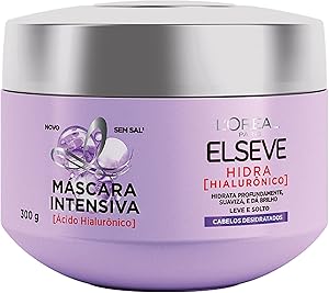 L'Oréal Paris Elseve Creme de Tratamento Preenchedor Hidra Hialurônico, Hidrata e Suaviza Profundamente, 300g