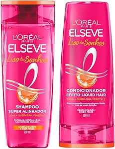 Kit Elseve Efeito Liso dos Sonhos Shampoo + Condicionador 200ml