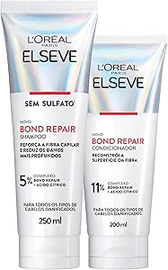 Kit L'Oréal Paris Elseve Bond Repair Shampoo + Condicionador + Sache