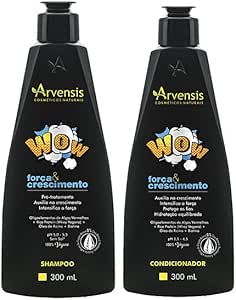 Kit Arvensis Wow Força e Crescimento Shampoo + Condicionador - 300ml