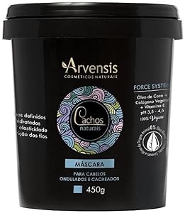 Máscara Arvensis Cachos Naturais para cabelos ondulados e cacheados - 450g