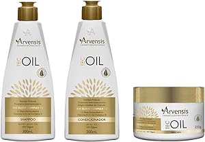 Kit Arvensis Tec Oil Shampoo Condicionador Máscara