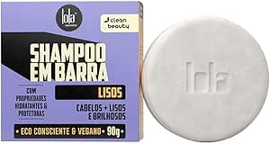 Shampoo em Barra para Cabelos Lisos 90g, Lola Cosmetics