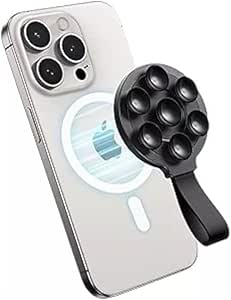 Suporte Magnético com Ventosa para iPhone – Fixação Segura em Qualquer Superfície