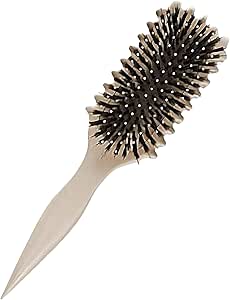 Escova Para Cabelos Cacheados Define Seus Cachos Com Perfeição Reduz Frizz Desembaraço Suave Sem Danificar Os Fios Exclusiva E Revolucionária (Bege)