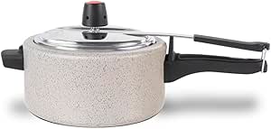 Brinox - Panela de Pressão Antiaderente Ceramic Life 3L Vapt - Vanilla
