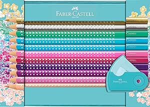Faber-Castell Lápis de cor Sparkle - Conjunto de 20