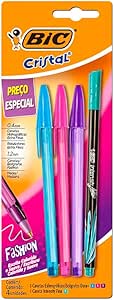 BIC, Kit Cristal Fashion + Intensity Fine, 4 Unidades