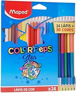 Lapis de Cor Maped 24 Lapis e 30 Cores ColorPeps