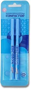 Caneta Esferográfica, Pop Mentos, 0,7 mm, Blister com 02 Azul, Compactor