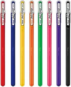 Pentel Kit Canetas Gel Mattehop Com 8 Cores KITMATTEHOP-8