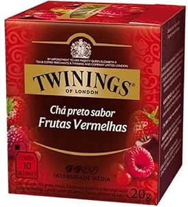Chá Preto com Frutas Vermelhas Twinings com 10 Saquinhos