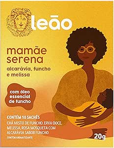 Leão Mamãe Serena - Alcarávia, Funcho e Melissa 10 Sachês