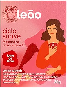 Leão Ciclo Suave - Framboesa, Cravo e Canela 10 Sachês