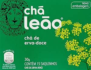 Leão Chá De Erva Doce Fuze Com 15 Saquinhos