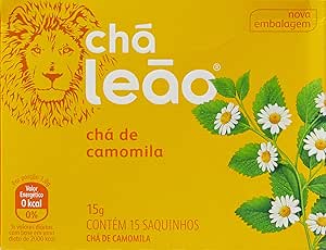 Leão Chá De Camomila Fuze Com 15 Saquinhos
