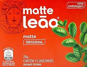 Leão Chá Matte Natural Fuze Com 15 Saquinhos