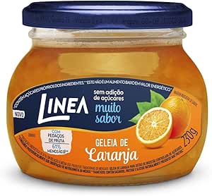 Linea Geleia De Laranja Zero Açúcar Vidro 230G