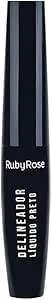Delineador Líquido Preto Ruby Rose, tb Hb8406