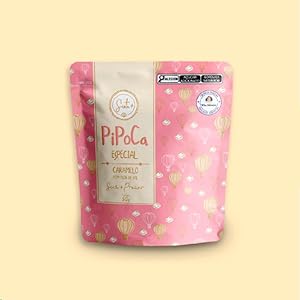 Pipoca Caramelo com Flor de Sal Sinta+ - Pacote 50g - Snack Crocante e Doce, Ingredientes Selecionados