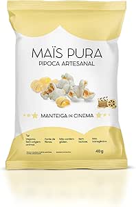 Pipoca Artesanal Maïs Pura Manteiga de Cinema 40g