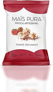 Mais Pura Pipoca Artesanal Maïs Pura Sabor Tomate Defumado 40G