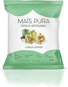 Mais Pura Pipoca Sabor Lemon Pepper 20G