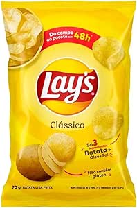 Salgadinho Elma Chips Batata Lays Clássica 70g