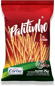 Coroa Biscoito Palitinho Com Sal 75G Alimentos Biscoito Salgado Assado Palitinho Vermelho Levemente Salgado Feito De Trigo Biscoitos Deliciosos Desde 1908