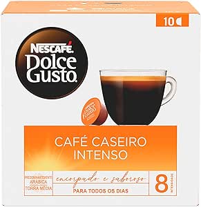 Dolce Gusto Nescafé Cafe Caseiro Intenso 10 Capsulas 90G